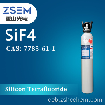 Taas nga kaputli Silicon Tetrafluoride CAS: 7783-61-1 SiF4 99.999% 5N Mga Chemical Electronic Espesyal nga Gas.